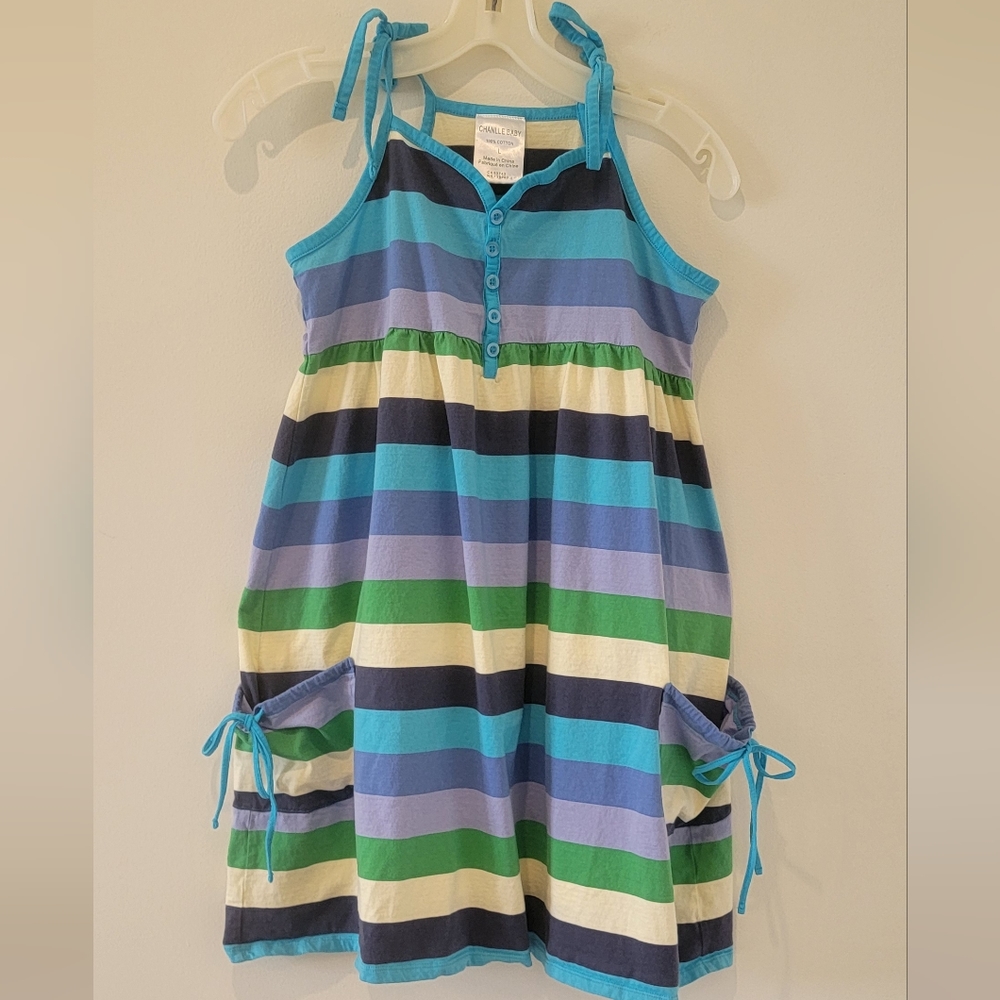 Chanlle Baby Girl's Cotton Summer Dress-Size L